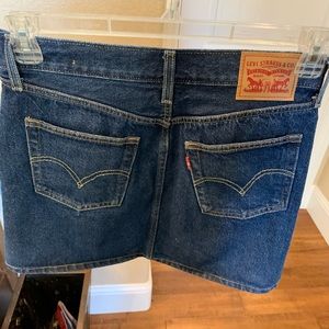 levi denim skirt